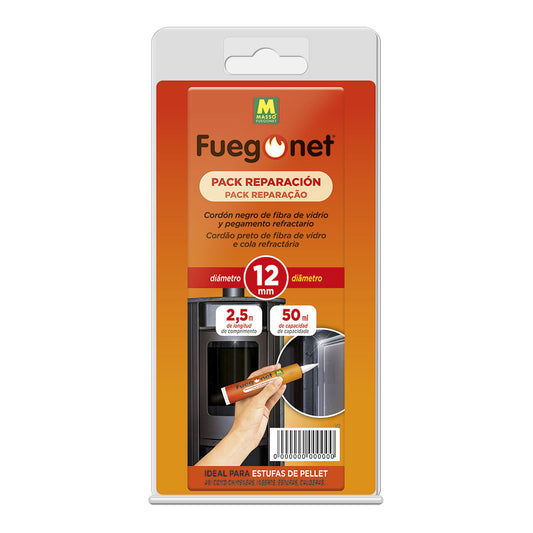 KIT REPARACIÓN: CORDÓN AISLANTE Ø12 mm x  2,5 m + ADHESIVO 50 ml