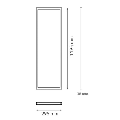 M Ledme - Panel Led de Superficie Rectangular