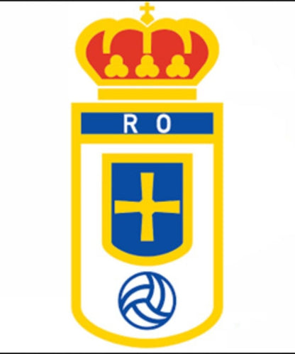 SOLOLED Lámpara LED escudo Decorativa Regalo Oviedo, Escudo Club, Iluminación Deportiva Medidas 20x35 cm