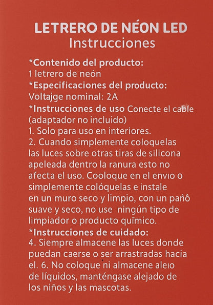 Letrero LED Decorativo de Neón 'Las Cosas Buenas Toman Tiempo', Luz de Pared con Fondo de Hojas Verdes MEDIDAS 75X35 CM ALIMENTADOR 12V