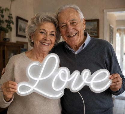 SOLOLED Neon Personalizado, Cartel LED Decoración Pared Letrero Neon Luminoso Letras Luces Personalizadas Nombre Carta para Boda Cumpleaños Fiestas Bar Tiendas Medida: 40 cm x 24 cm