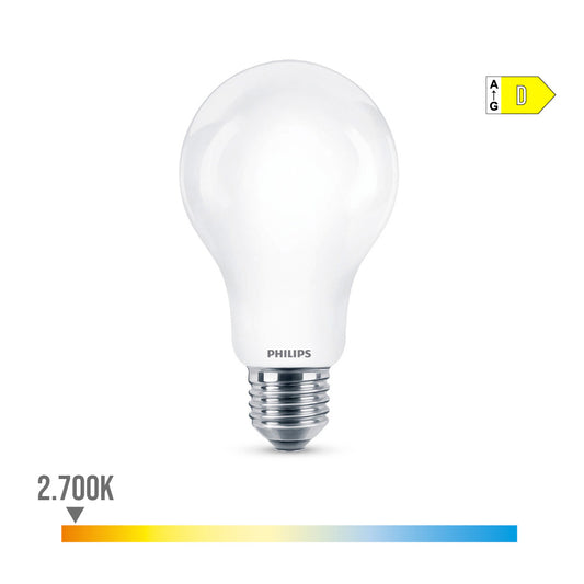 BOMBILLA STANDARD LED E27 13 w 2000 lm 2700 k LUZ CALIDA Ø7 x 12,1 cm