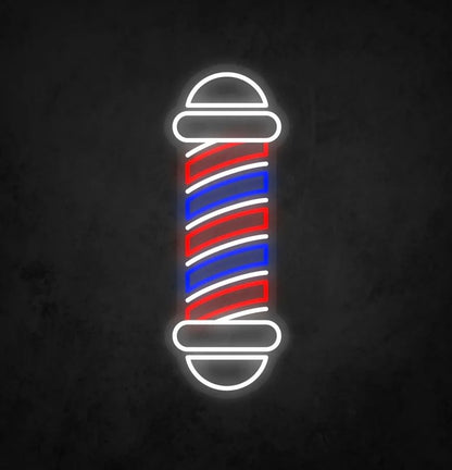 Letrero Neón LED Barbería | Señal Luminosa Decorativa