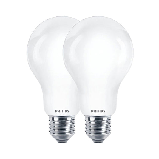 BOMBILLA ESTÁNDAR LED E27 10,5 W 1521 lm 2700 K LUZ CÁLIDA, 2 uds.