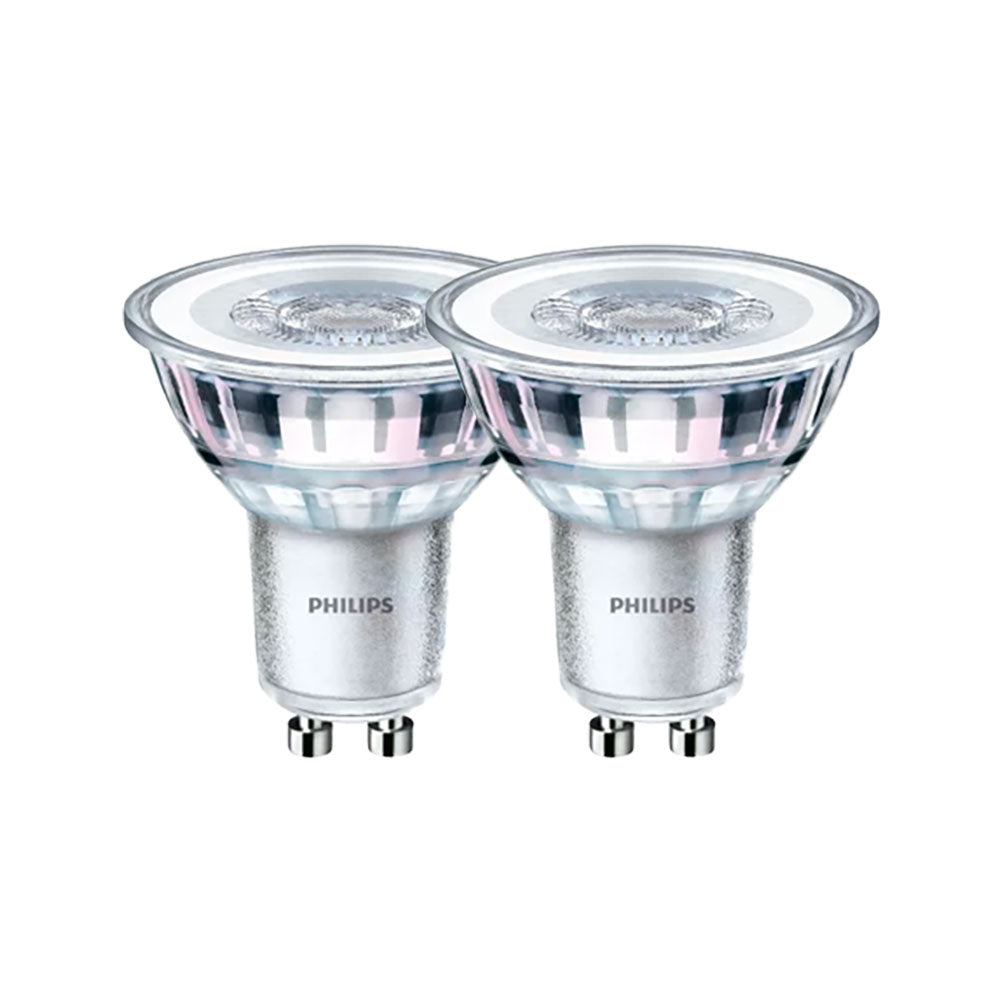 BOMBILLA GU10 LED 4,6 W 355 lm 2700 K LUZ CÁLIDA, 2 uds