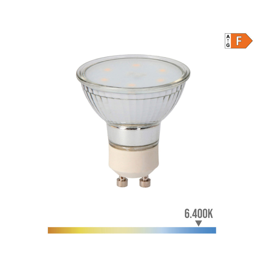 BOMBILLA DICROICA LED GU10 5 w 400 lm 6400 k LUZ FRIA Ø5 x 5,5 cm