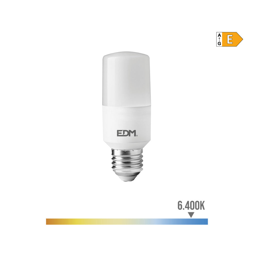BOMBILLA TUBULAR LED E27 10 w 1100 lm 6400 k LUZ FRIA Ø4 x 10,7 cm