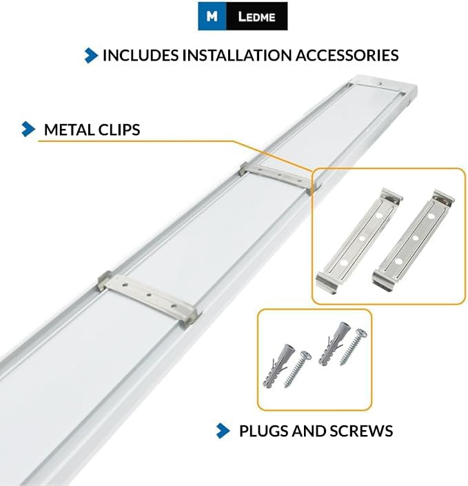M Ledme - Pantalla LED Lineal Con Led Integrado, Cable De Conexión Incluido.