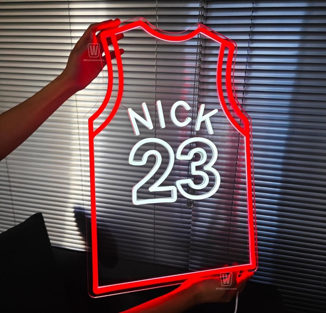 Letrero Neón LED Baloncesto Personalizado con Nombre | soloNEON