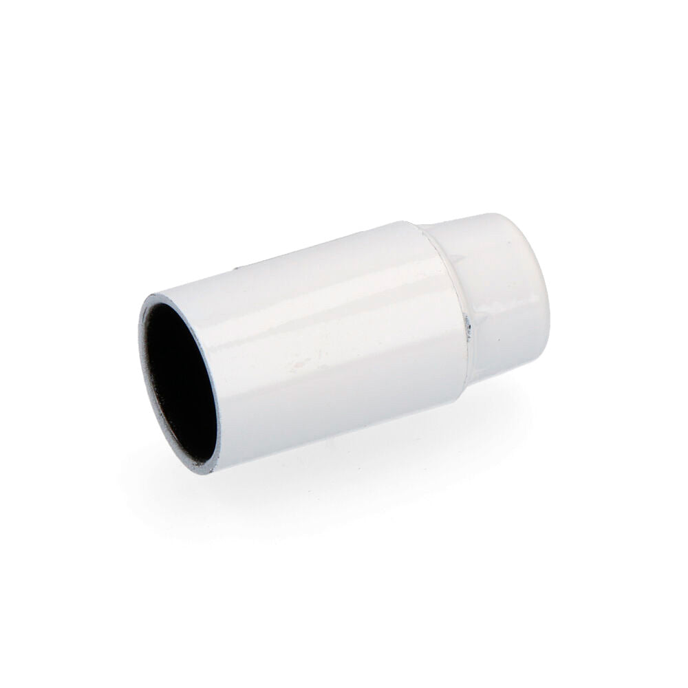 PORTALAMPARAS DE BAQUELITA REFORZADO E14 BLANCO (RETRACTILADO) EDM