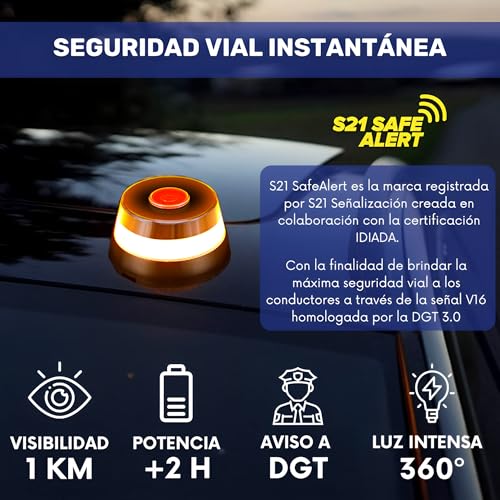 S21 Señalización Luz de Emergencia Coche Homologada DGT
