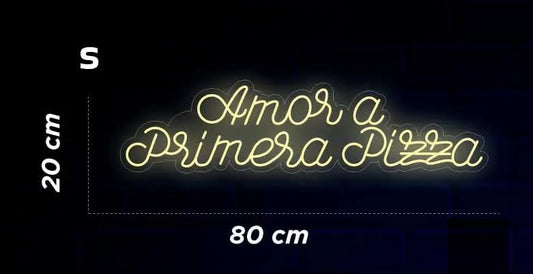 / Neones para Bares y Restaurantes/Neones Pizza/Neón «Amor a primera pizza»