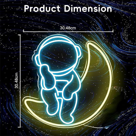 Letrero neón led Astronauta Luces neón Fiesta Boda Letrero neón Fiesta Navidad Jugador habitación Adolescente decoración Eventos Festivales Bodas Dormitorio Bar Sala Club Arte
