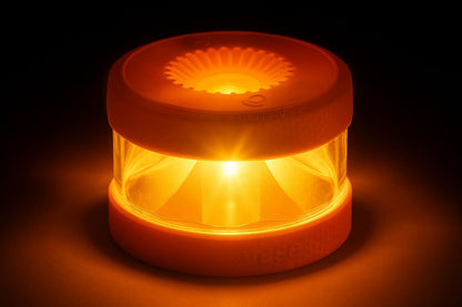 Genérico Baliza v16 Homologada DGT - Incluye Gafas de Conducción Nocturna - APP Incluida - Luz de Emergencia con Geolocalizador - Proporciona Geolocalización a la DGT - Color Naranja