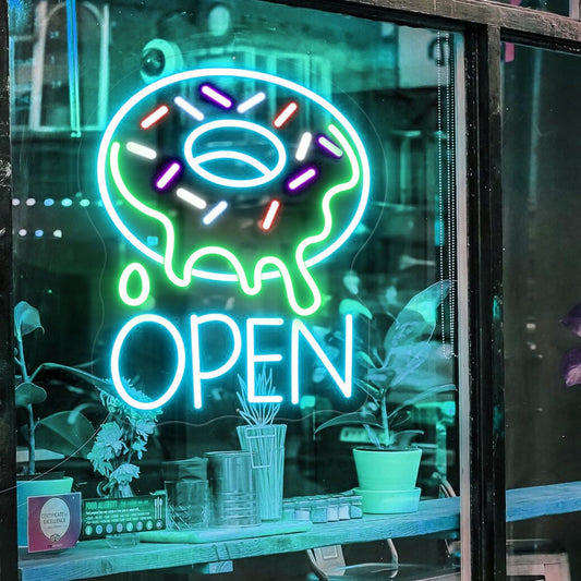 Letrero de neón de hamburguesa, letrero de neón personalizado, letrero de neón impermeable