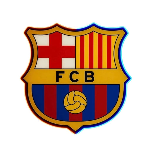 Equipo de fútbol personalizado Led luz de neón Barcelona neón signo logotipo personalizado regalo hecho a mano pared arte neón dormitorio Bar Pub,vinilo,metacrilato y neon led MEDIDAS 35X30CM
