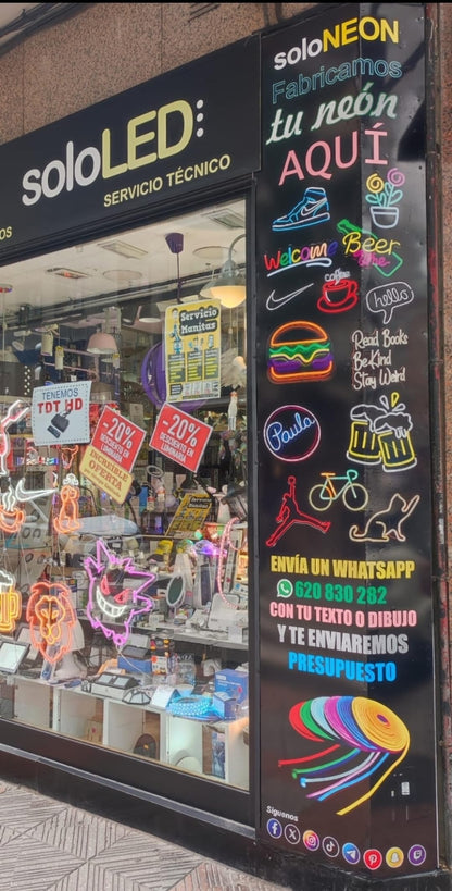 Letrero LED de Neón Vespa, Diseño Retro de Scooter, Multicolor, Luz Decorativa para Pared