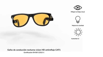 Genérico Baliza v16 Homologada DGT - Incluye Gafas de Conducción Nocturna - APP Incluida - Luz de Emergencia con Geolocalizador - Proporciona Geolocalización a la DGT - Color Naranja