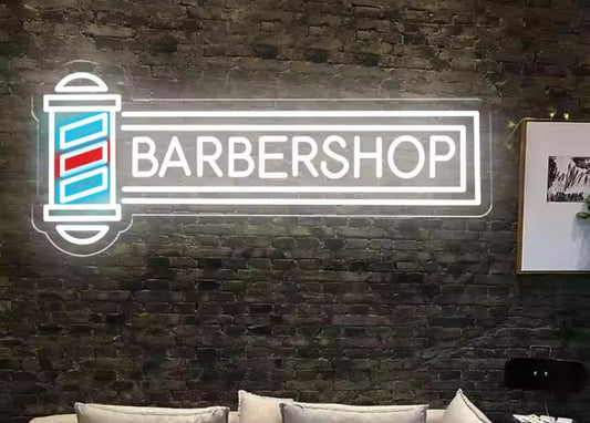 Letrero de neón LED personalizado para peluquería, decoración de habitación, tijeras, logotipo abierto, cuidado del cabello, negocios, tiendas de cosméticos. 70x29cm