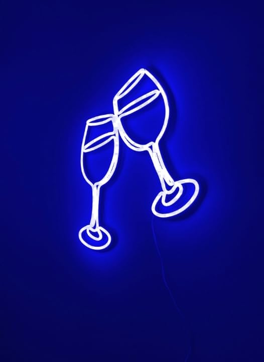 Letrero Neón LED Copas de Vino | soloNEON