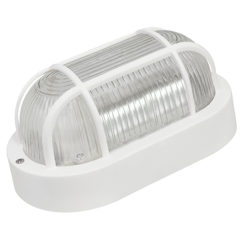 Aplique de Pared Jardín  E27 IP44 Blanco Sin Bombilla [BO-170-B]