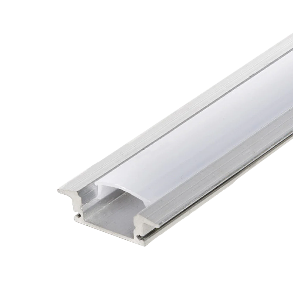 Perfíl Aluminio para Tira Led - Difusor Opal x 2M [BX3-A1708]