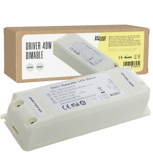 Driver CM-40VADDR-EMI Pot.40W V Out 50-76VDC 600 mA Clase II DALI [BX3-DALI-40W]