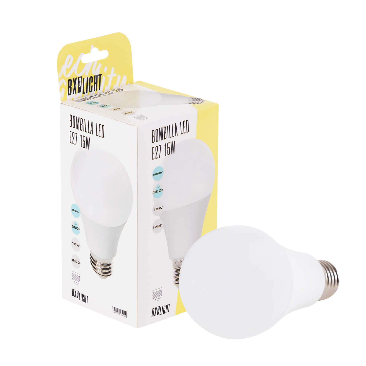 Bombilla LED E27 15W  1250Lm 4200ºK A60 40.000H  [BX3-LM7048-W]