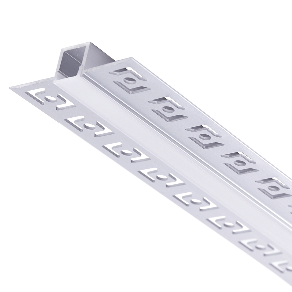 Perfíl de AluMinio para Empotrar Escayola/Pladur Tira Led 9mm  - 1M [BX3-PA-639-1M]