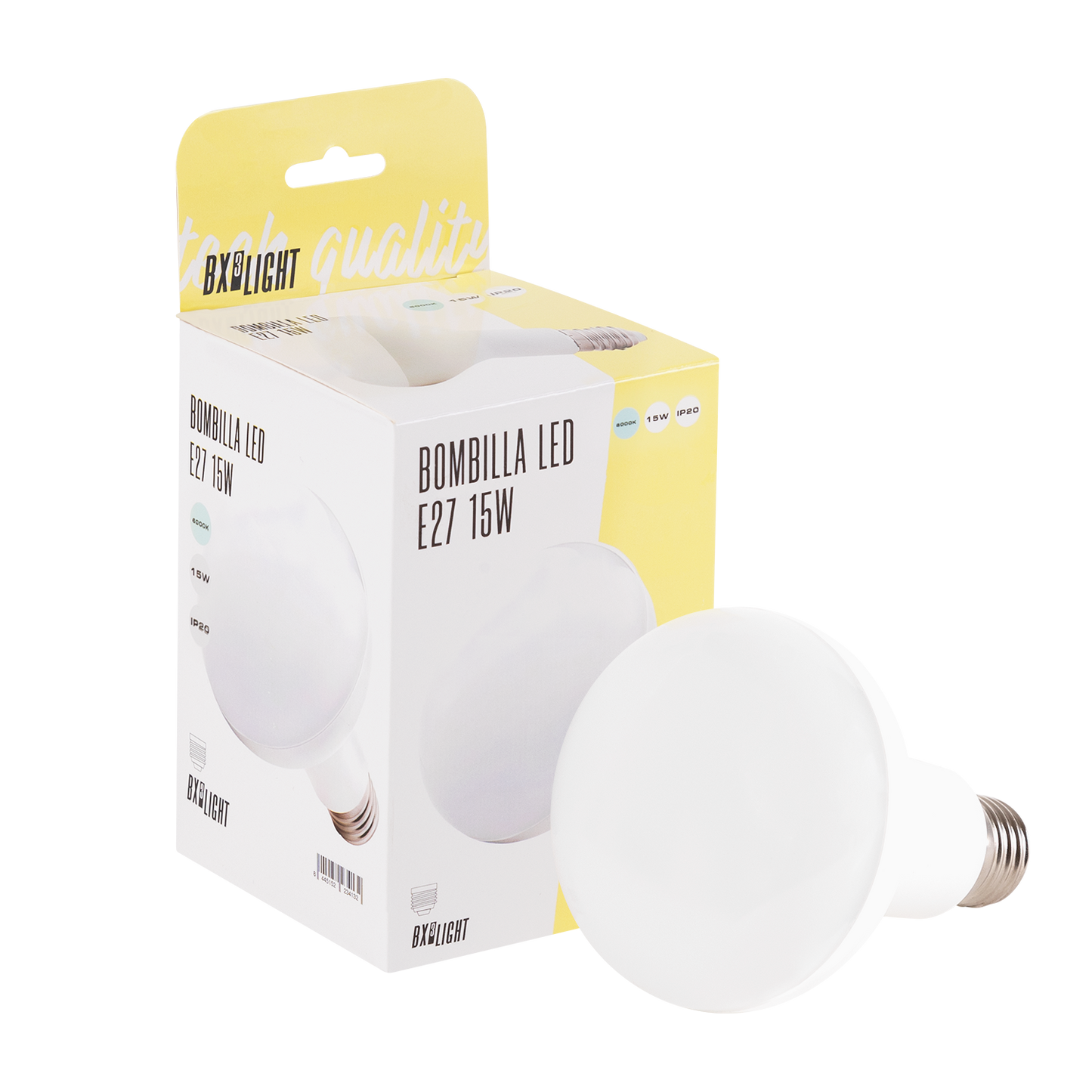 Bombilla LED E27 15W  1200Lm 4000ºK R90 40.000H    [BX3-R90-E27-15W-W]