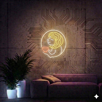 Letrero de neón LED personalizado para su restaurante, hamburguesa, Pizza, helado, comida rápida, cafetería, batido, Bar, decoración de pared del hogar