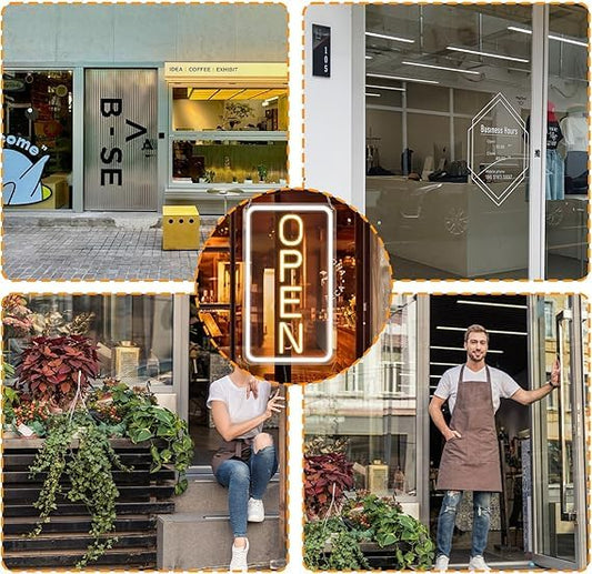 ABIERTO Neón Luz, LED Logotipo de Neón Luminoso Personalizado para Decorar en Fiesta del Hogar Rojo Luces Personalizado para Tiendas Bares Decoración de Paredes 40 x 13 cm alimentacion 12v