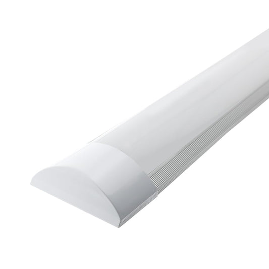 M Ledme - Pantalla LED luminaria Lineal Fast Con Led Integrado 40W, 4000 lúmenes, 1200 mm, Cable De Conexión Incluido, Aluminio/ABS, ideal para interiores.