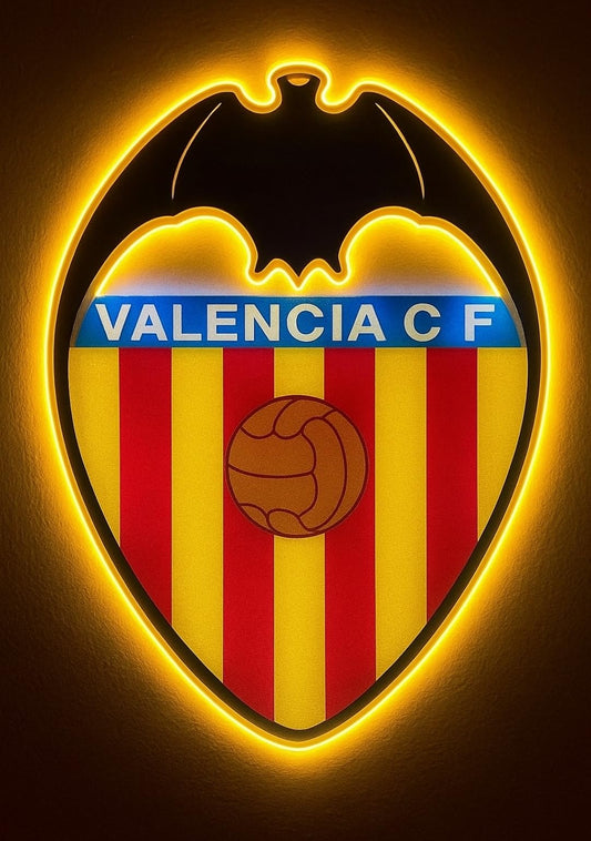 SOLOLED Regalos valencia Neon Cualquier Equipo Futbol y Neón Personalizado Adorno de pared Niños
