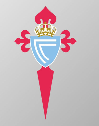 Letrero escudo de fútbol Vigo LED de Neón Decorativo, Corona Real, Luz Roja, Diseño Clásico para Pared