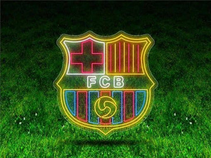 Letrero LED Neón Decorativo Barcelona, Iluminación Multicolor