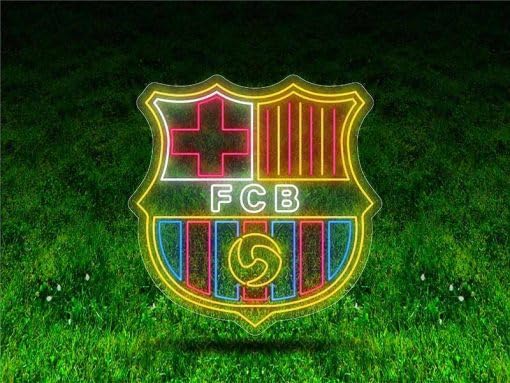 Letrero LED Neón Decorativo Barcelona, Iluminación Multicolor
