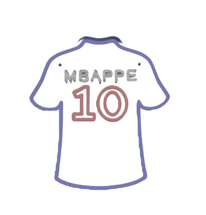 SoloLED Letrero de Neón Deportivo Mbappe, Iluminación LED Decorativa, Metacrilato para Dormitorios y Salas de Juegos