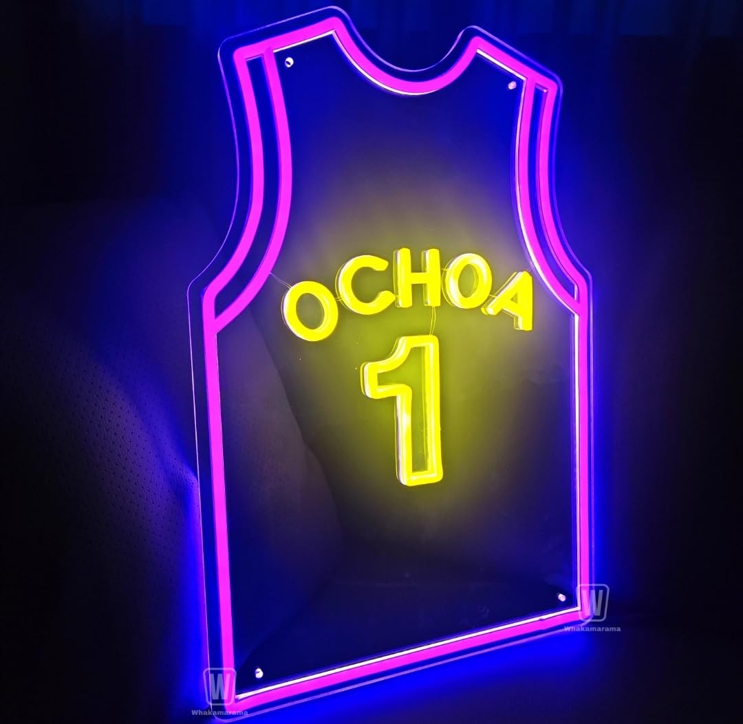 Letrero Neón LED Baloncesto Personalizado con Nombre | soloNEON