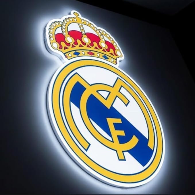 Escudo LED Neón Decorativo, Equipos de Fútbol España, Iluminación
