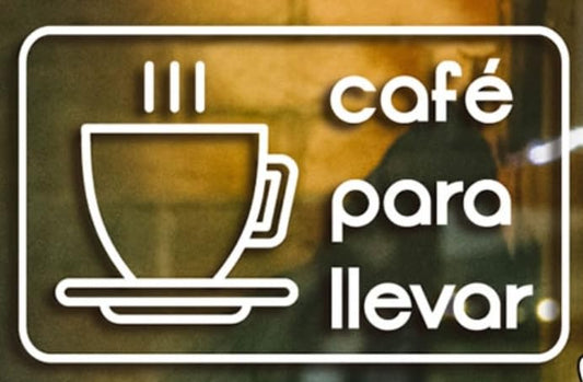 Café para Llevar, Letrero Luminoso de neón led Decorativo, Estilo Retro
