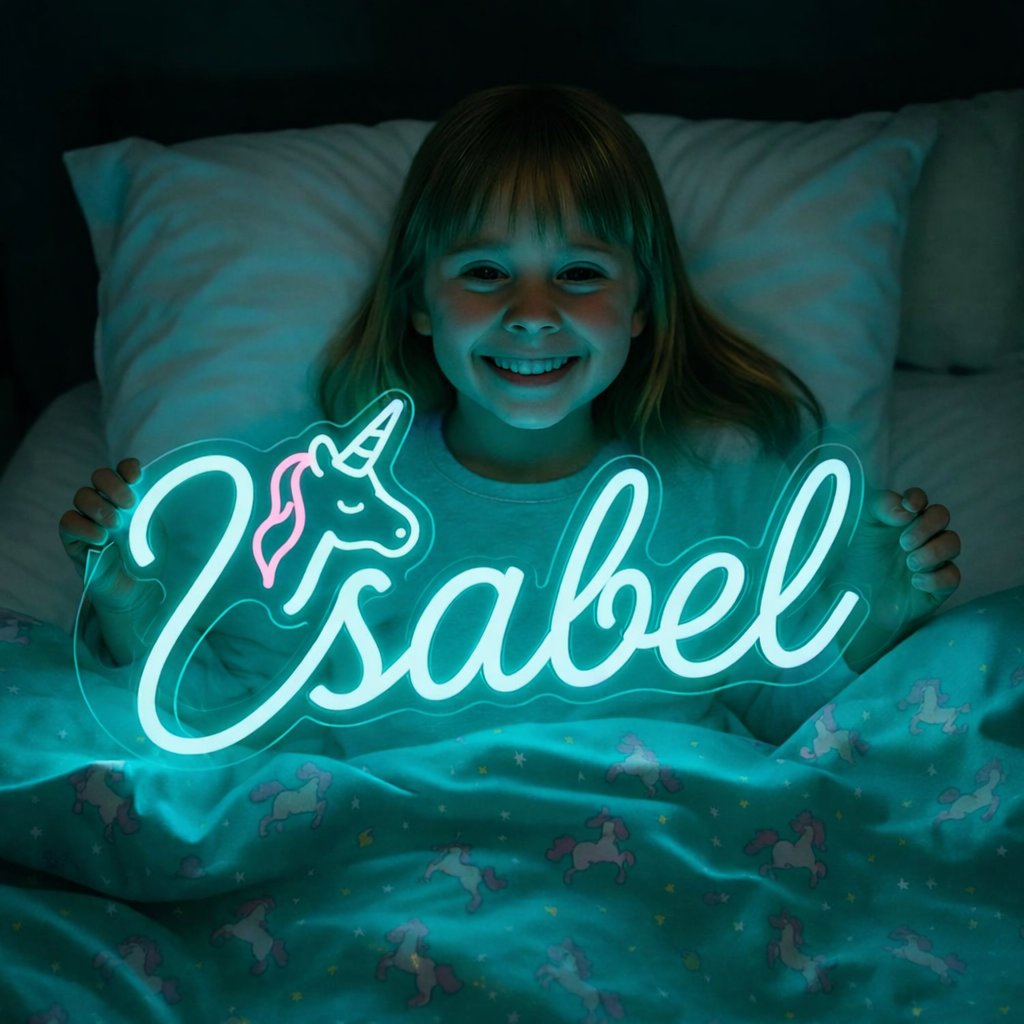 Cartel neón personalizado de neón led en metacrilato