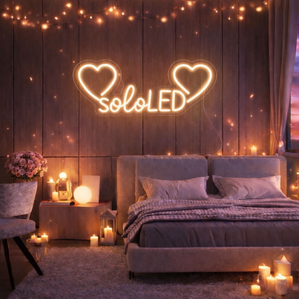 Cartel neón personalizado de neón led en metacrilato