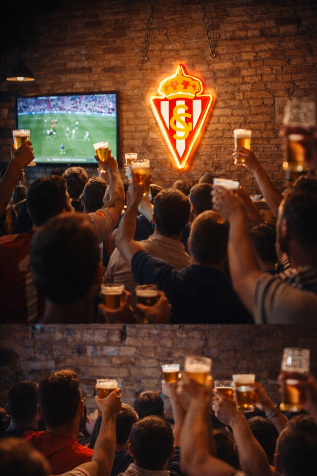 Escudo de futbol liga 2º division del Club Gijón Diseño con medidas metacrilato 40x35cm aproximadamente dependiendo el diseño del escudo con neon led,metacrilato y vinilo color.Alimentacion 12v,cable 2m y cadena para colgar en pared incluido.