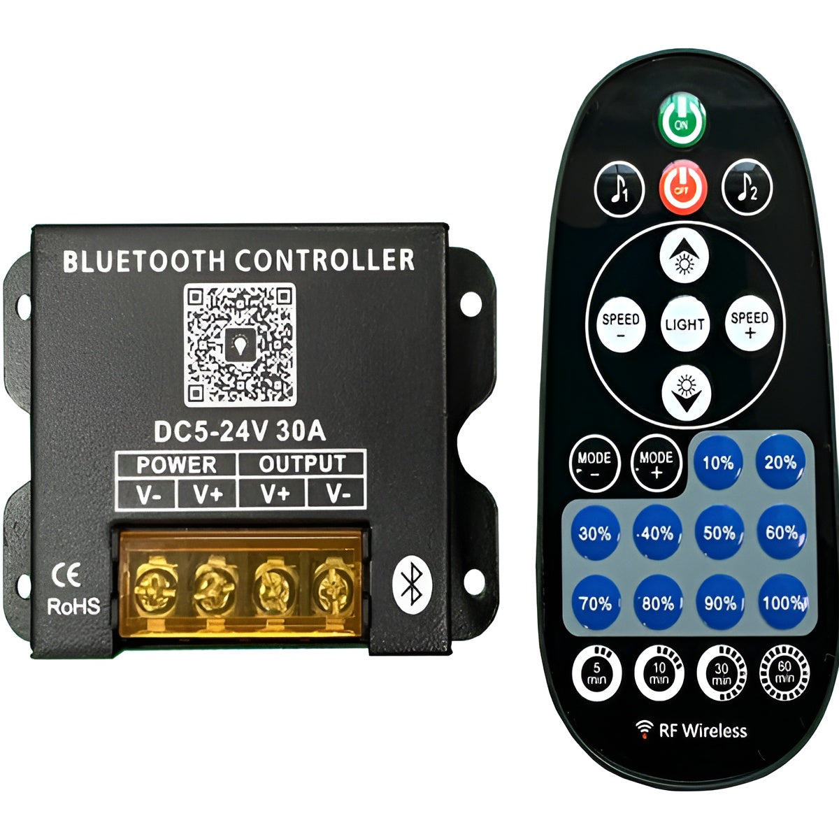 Dimmer LED Bluetooth App RF 25 Teclas [HLP-YS-BLE-RFT30]