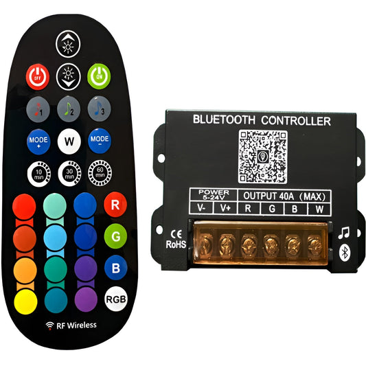 Controlador LED Musical Bluetooth App RF 29 Teclas [HLP-YS-BLE-RGBW]