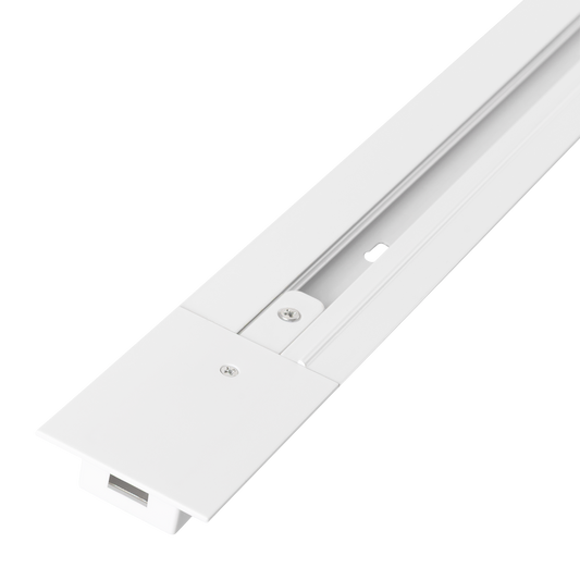 Carril Monofásico Empotrable para Focos LED 2M Blanco [HO-218000CARRIL-2M-EM]