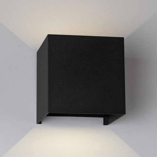 Aplique LED Exterior 2x5W 100Lm/W IP65 Negro 2700ºK [HO-APL06-IP65-B-WW]