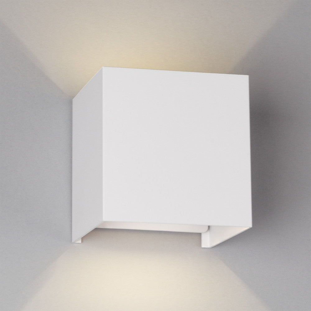 Aplique LED Exterior 2x5W 100Lm/W IP65 Blanco 2700ºK [HO-APL06-IP65-W-WW]