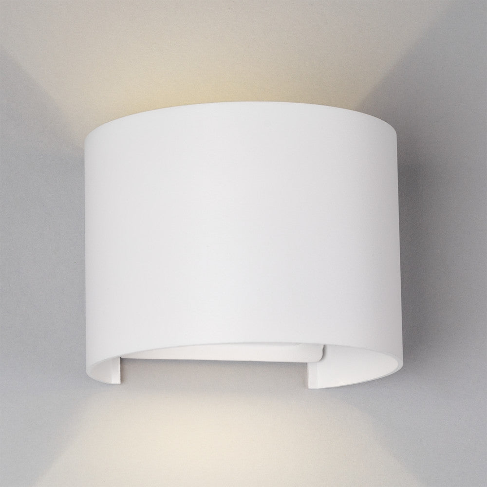 Aplique LED Exterior 2x5W 100Lm/W IP65 Blanco 2700ºK [HO-APL07-IP65-W-WW]